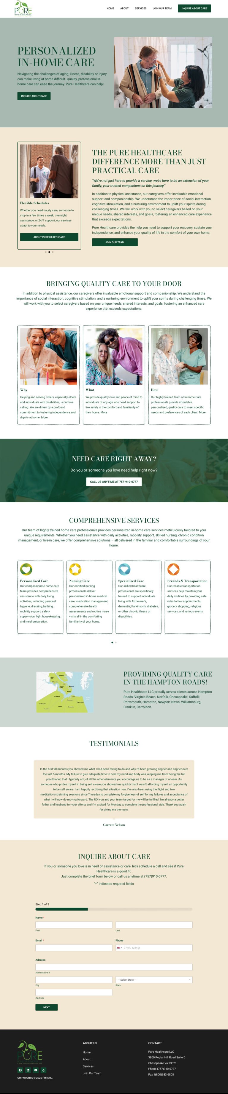 Professional team delivering website design to create a website with seamless performance6